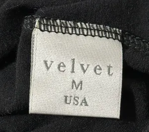 Velvet Women’s Size M Black Pintuck Front Rayon Wool Blend Long Sleeve T-Shirt thumbnail 6