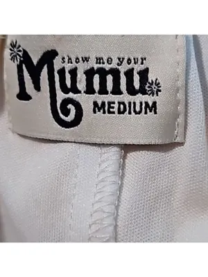 Show Me Your Mumu Yellow White Sunflower Halter Mini Dress Size Medium thumbnail 4