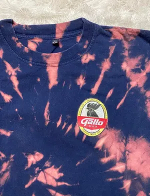 gallo cerveza acid wash tee Blue Size XXL thumbnail 2
