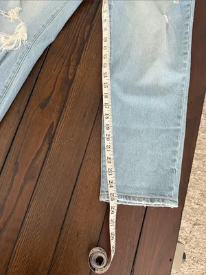 Abercrombie & Fitch The Boyfriend Mid Rise Jeans Women’s Size 8 Blue Denim thumbnail 7