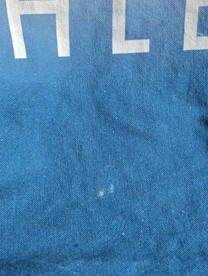 Athleta Blue Ombre Canvas Tote Shopping Bag thumbnail 3