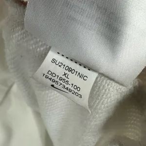Nike Pro Womens size XL Dri-FIT Get Fit Crew Sweatshirt Cropped dd1955 White thumbnail 8