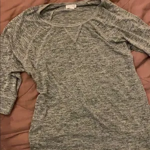 Super soft grey marled cute top a pea in the pod thumbnail 1