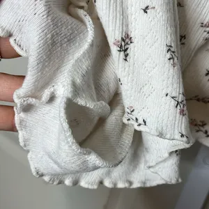 Garage Pointelle Dainty Floral Pajama Sleep Shorts XS thumbnail 6