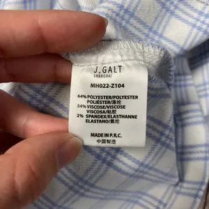 Brandy Melville John Galt Cara Plaid Baby Blue White Mini Skirt‎ Size OS XS/S thumbnail 8