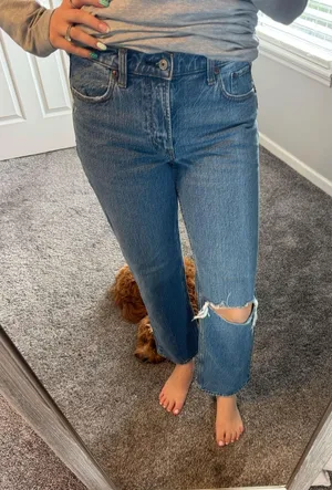 Abercrombie the 90’s straight mid rise thumbnail 1