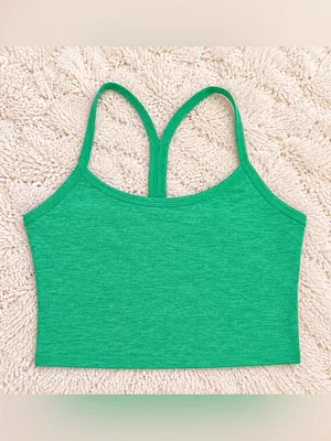 Beyond Yoga Spacedye Slim Racerback Crop Tank – Bright Emerald – L thumbnail 4