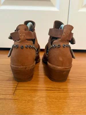Dolce Vita Spur Leather Booties Tan Size 8 thumbnail 5