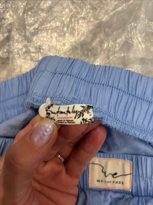We The Free Light Blue day to day solid boxers size small. thumbnail 7