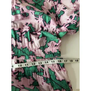 Chelsea 28 Womens XL Dress Pink Green Organic Cotton Resort Summer Casual Travel thumbnail 8
