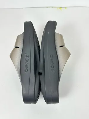 OOFOS OOmega OOahh Luxe Womens Size 8.0 Latte Platform Recovery Slide Sandals thumbnail 6