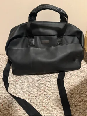 Jimmy Choo Black Duffel Bag- Jimmy Choo Weekender Bag thumbnail 1