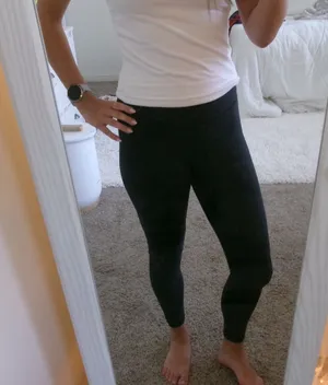 Lululemon Align High-Rise 25” Leggings - Embossed Monogram Logo Black thumbnail 1