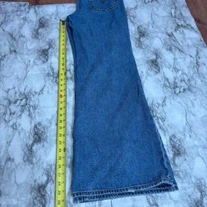 Levi's Premium High Loose Flare Denim Jeans Distressed high rise size 25 western thumbnail 10