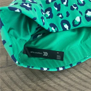 All in Motion Green Leopard Print Top thumbnail 3