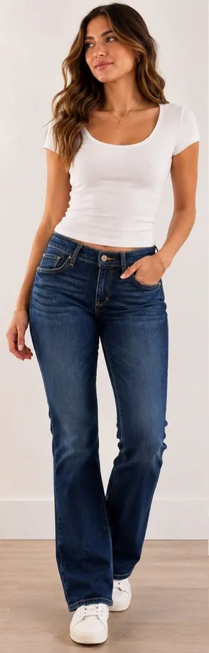 Abercrombie & Fitch Women’s Dark Wash Jeans Size 26x31 thumbnail 1