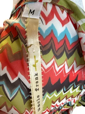 Uncle Frank Sheer Tunic Blouse Sz M thumbnail 5