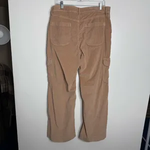 NWOT American Eagle Stretch Super High Rise Baggy Wide Leg Corduroy‎ Cargo Sz 14 thumbnail 7