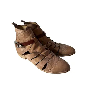 STEVEN‎ By Steve Madden Cut Out Ankle Boots Distressed leather Women's Size 38 thumbnail 13