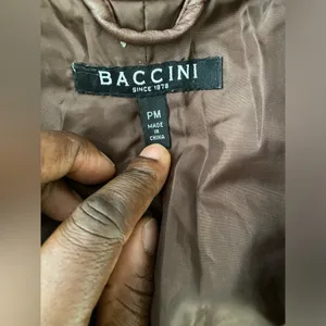 Baccini Leather Jacket for women.Size: PM thumbnail 7