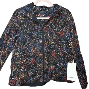 Lululemon Pack it Up‎ Jacket Flowerescent Multi Print Size 4 RARE thumbnail 1