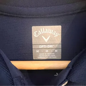 Callaway Women’s Opti-dry Navy Blue Polo Golf Short Sleeve Performance thumbnail 2