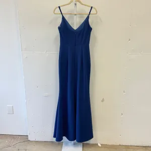 Lulus Infinite Glory Royal Blue Plunge V-neck Sleeveless Backless Maxi Dress Sm thumbnail 4