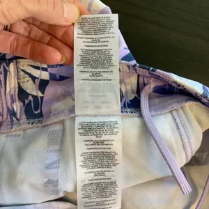 Columbia PFG Purple Leaf Print Fishing Shorts Coastal Womens Small Gorpcore thumbnail 6