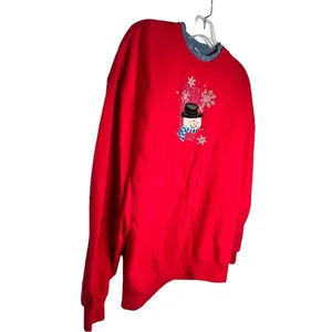 Vintage M&C Sportswear Christmas Snowman Shirt thumbnail 3