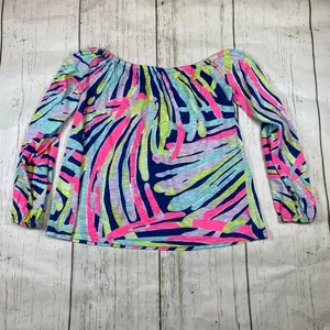 Lilly Pulitzer Enna Off the Shoulder Knit Top thumbnail 4