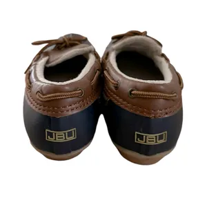 JBU Gwen Womens Rubber Shoes Size 8 Brown Lined Duck Boots Rain Shoes thumbnail 3
