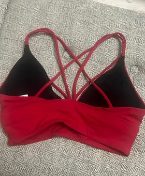 Amazon Red Sports Bra thumbnail 2