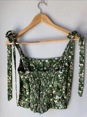 Reformation Floral Ellora Top thumbnail 4