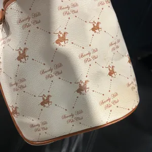 Beverly Hills Polo Club Cream and Brown Patterned Makeup bag thumbnail 11