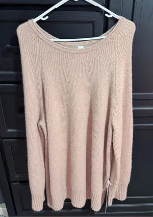lululemon athletica Beige Crewneck Knit Sweater thumbnail 1