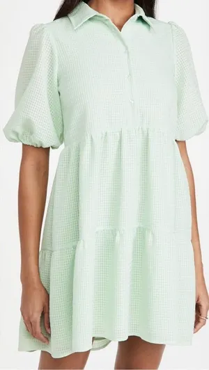 Amanda Uprichard Pierre‎ Dress in Hypermint thumbnail 1
