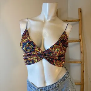 Urban Outfitters Paisley Graphic Boho Whimsy Fairy Cami Small thumbnail 6