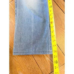A.L.C. Wide Leg Button Fly Jeans Women's‎ Light Blue Wash Size 2 thumbnail 8