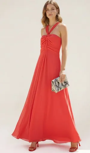 One33 Social Raspberry Gown Red Size 0 thumbnail 1