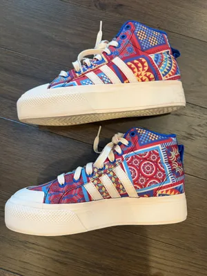Adidas FARM Rio x Bravada 2.0 Platform Mid Skateboard Patchwork Quilt 7.5 - C65 thumbnail 7