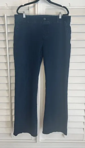 Betabrand Darkwash Yoga Pull On Jeans‎ Size XL thumbnail 1