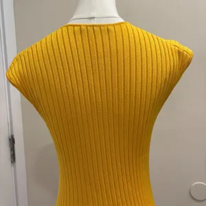 MM LaFleur Dylan Dress Tuscan‎ Yellow Slinky Knit Ribbed Sleeveless Midi Size XS thumbnail 9
