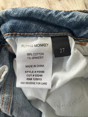 Abercrombie Flying Monkey Cropped Jeans thumbnail 3