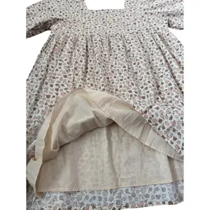 Rylee & Cru Neutrals Superbloom Greta Linen-Blend Babydoll Dress Size Large‎ thumbnail 5