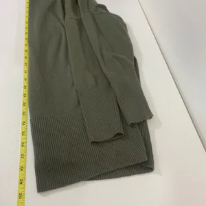Chelsea28 Womens XS S Olive Green V-Neck Oversized Button Front Cardigan Sweater thumbnail 4
