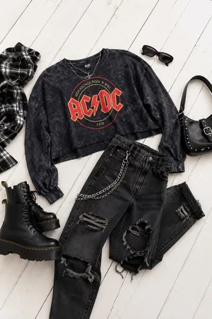 AC/DC Shirt Urban Outfitters Vintage thumbnail 2