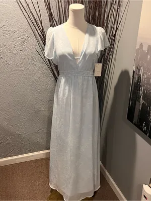 🌸Nwt A New Day Blue Dolman Style Maxi Dress Size X-Small🌸 thumbnail 2