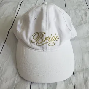 Bride Hat Cap Wedding Bachelorette party bridal cl thumbnail 1