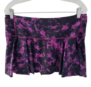 Lululemon Hit Your Stride Skirt Breezie Regal Plum Black / Black Size 10 Skort thumbnail 6