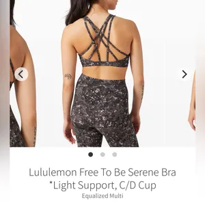 Lululemon Free to Be Serene Bra - C/D cup thumbnail 2
